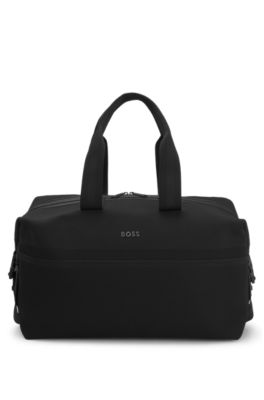 Holdall with mixed structures, Black