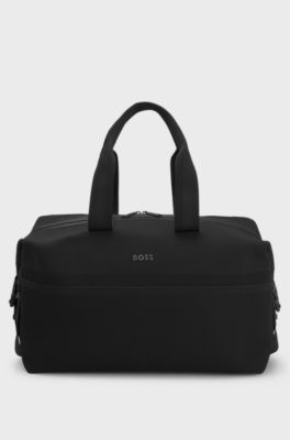 Holdall with mixed structures, Black