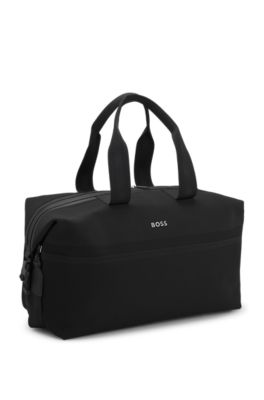 Holdall with mixed structures, Black