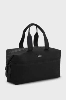 Holdall with mixed structures, Black