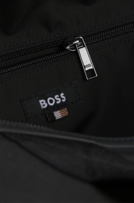 Holdall with mixed structures, Black