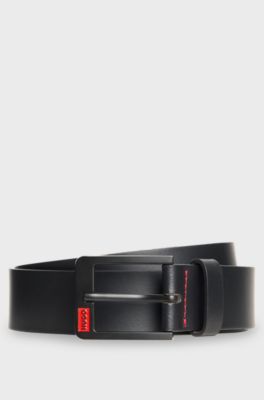 Leather belt, Black
