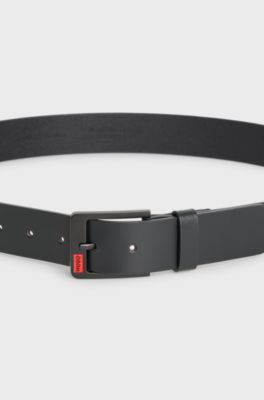 Leather belt, Black