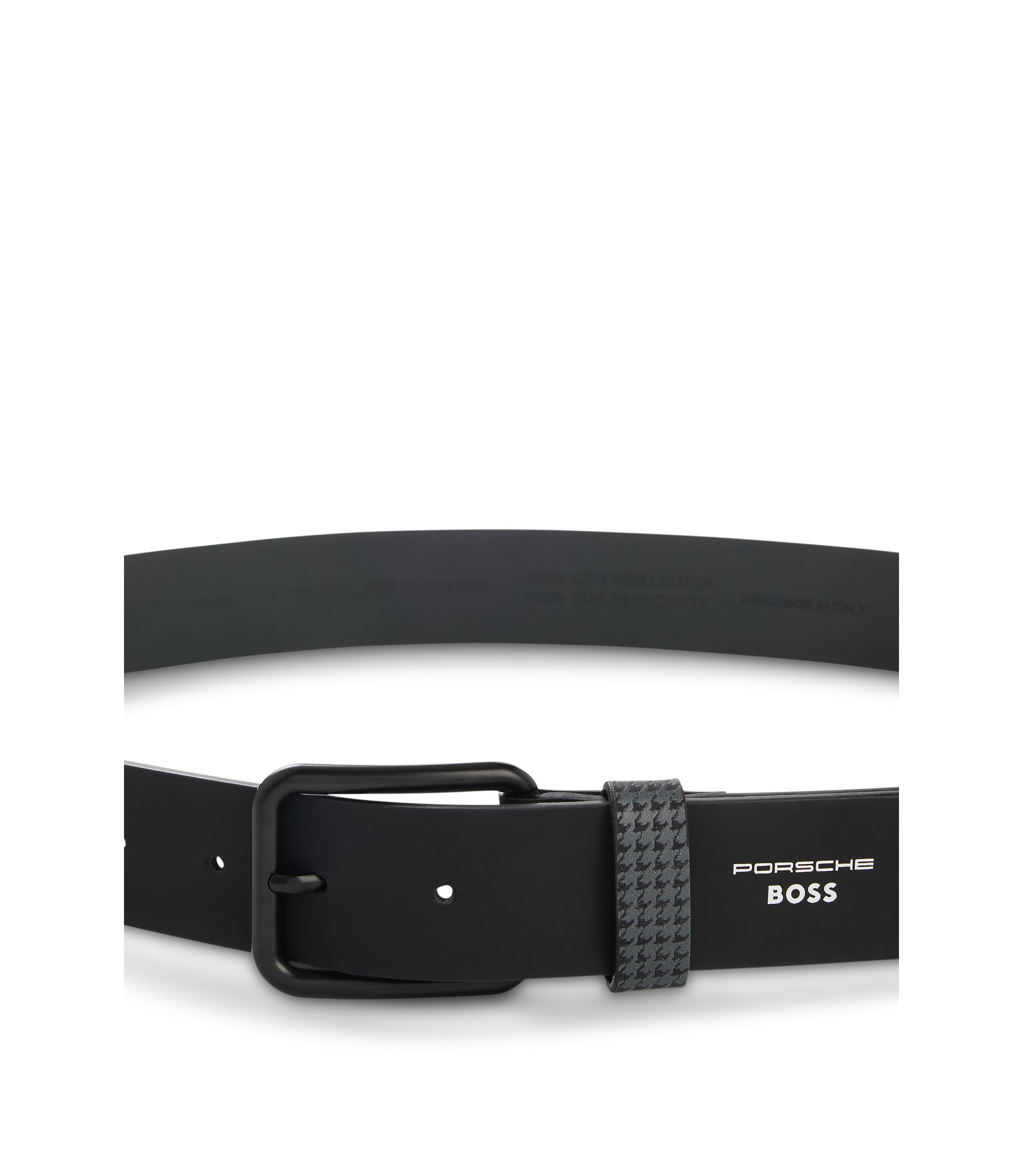 ⭐︎キスキス⭐︎ BOSS ブラックレザーベルト HBN10 HUGO BOSS