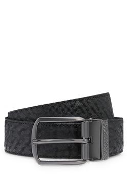 Reversible belt in Italian leather