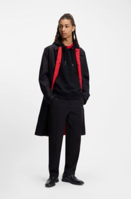 Mocassini penny in pelle, Nero