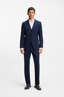 Mocassini penny in pelle, Marrone scuro