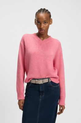 Suede belt with logo lettering keeper, Light Beige