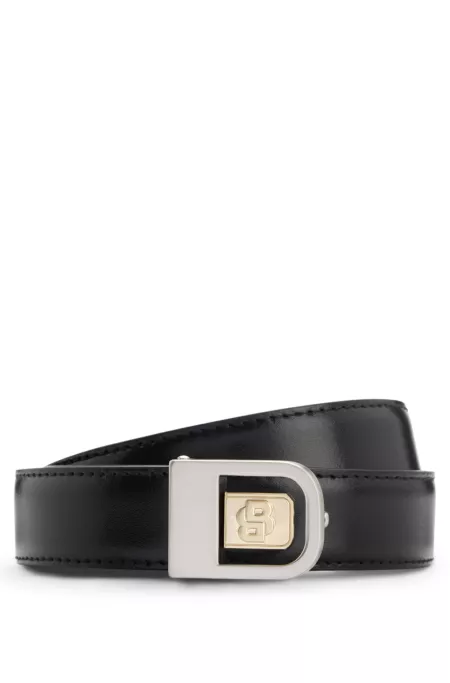 Ceinture réversible en cuir italien avec monogramme Double B