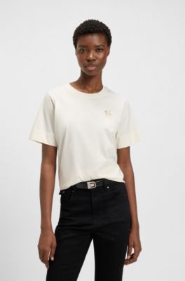 Reversible belt in Italian leather with Double B monogram, Brown / Black