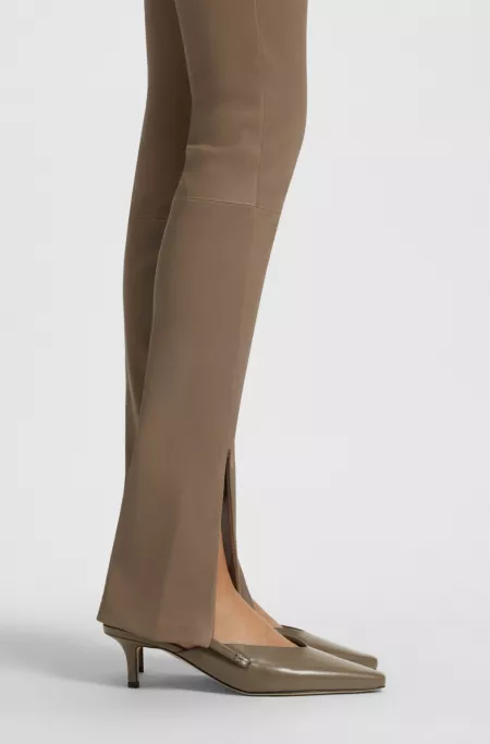 Slingback leather pumps with GAIT-TECH® comfort insole