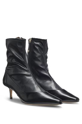 Leather boots with 5cm heel