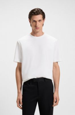 BOSS x ASTON MARTIN T-shirt with embossed logo, White