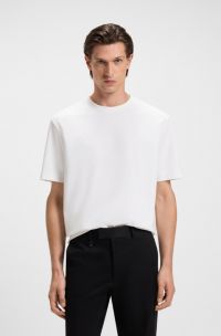 BOSS x ASTON MARTIN T-shirt with embossed logo, White