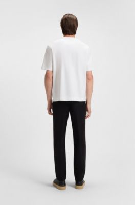 BOSS x ASTON MARTIN T-shirt with embossed logo, White