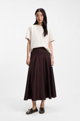 Leather moccasins with driver outsole, Dark Brown