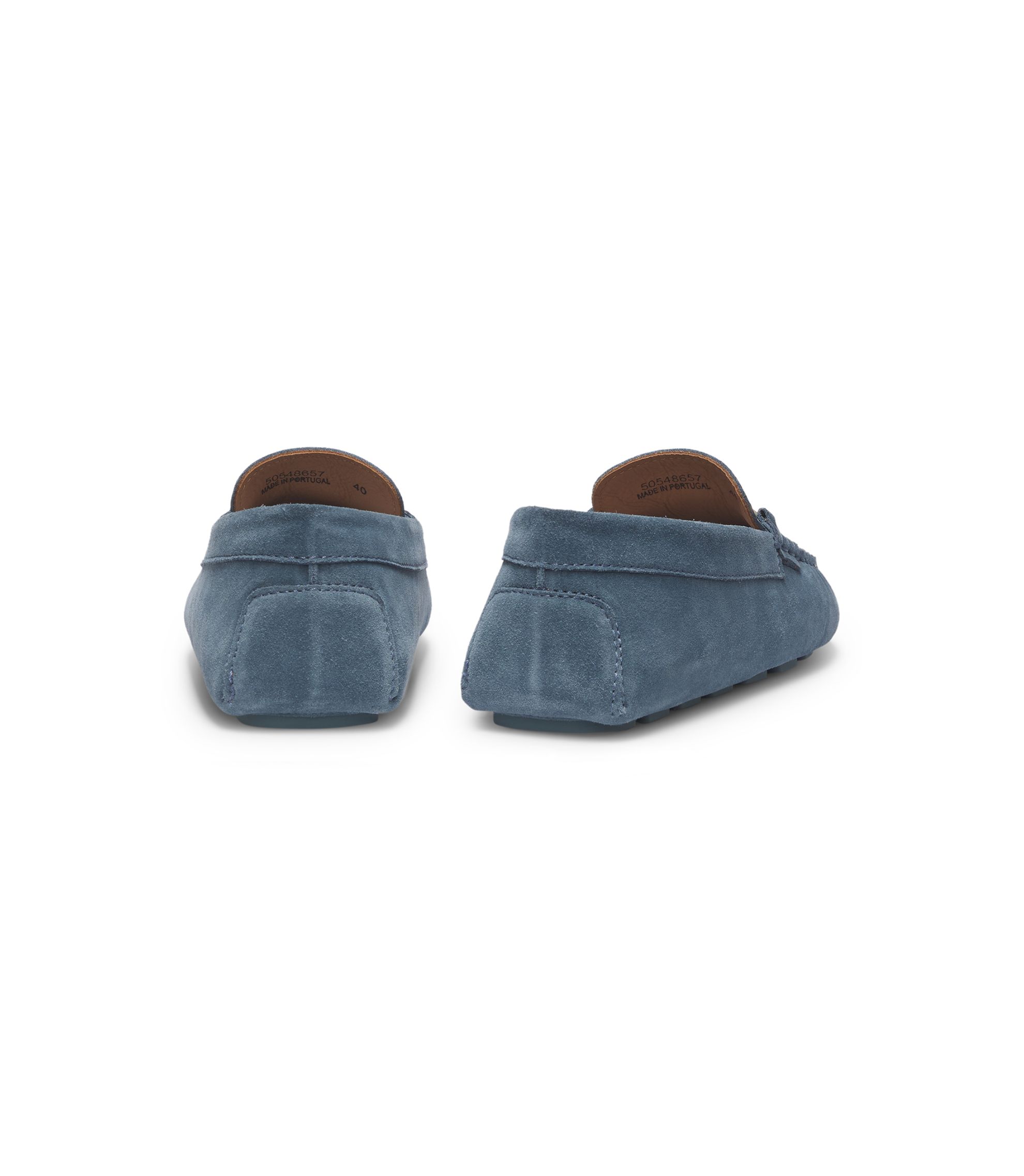 Hugo Boss (Brand New) Navy Suede Drivers HUGO BOSS Loafer Blue Casual Shoes for Men for sale | eBay main image 3