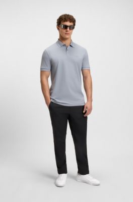 Nappa-leather trainers with gold-tone branding, White