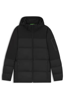 Boss Water-repellent jacket with down filling and detachable hood dunjackor herr – bild 4