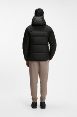 Boss Water-repellent jacket with down filling and detachable hood dunjackor herr – bild 2