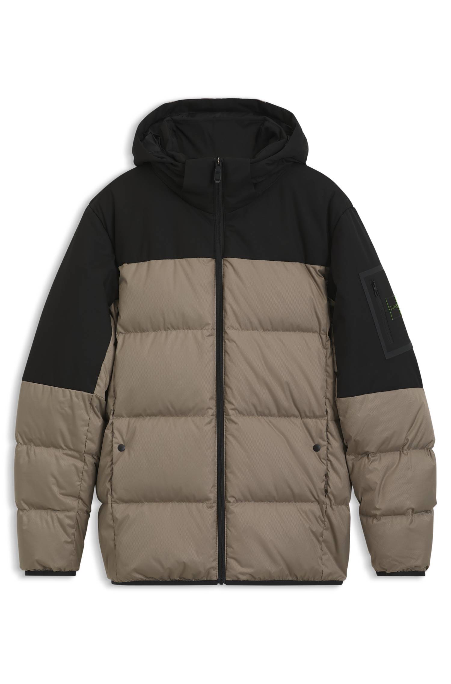 Boss Water-repellent jacket with down filling and detachable hood jackor herr – bild 4