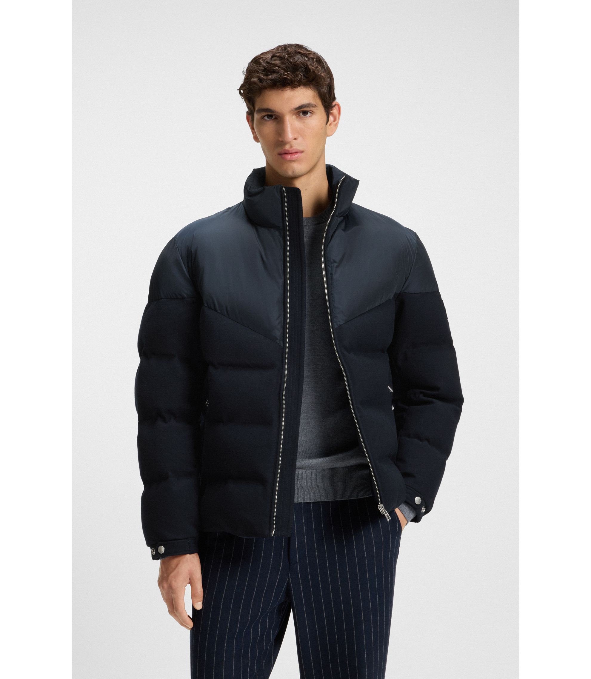 Wasserdichte Jacke aus gebürstetem Flanell