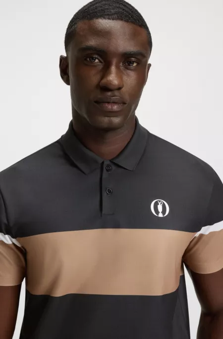 The Open Active Paddy polo shirt in mercerised cotton