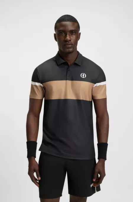 The Open Active Paddy polo shirt in mercerised cotton