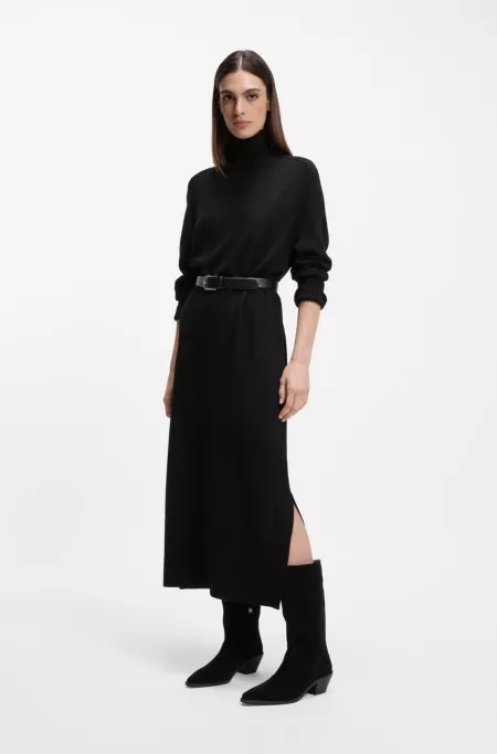 Robe Relaxed en laine vierge mélangée