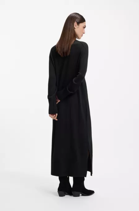 Robe Relaxed en laine vierge mélangée