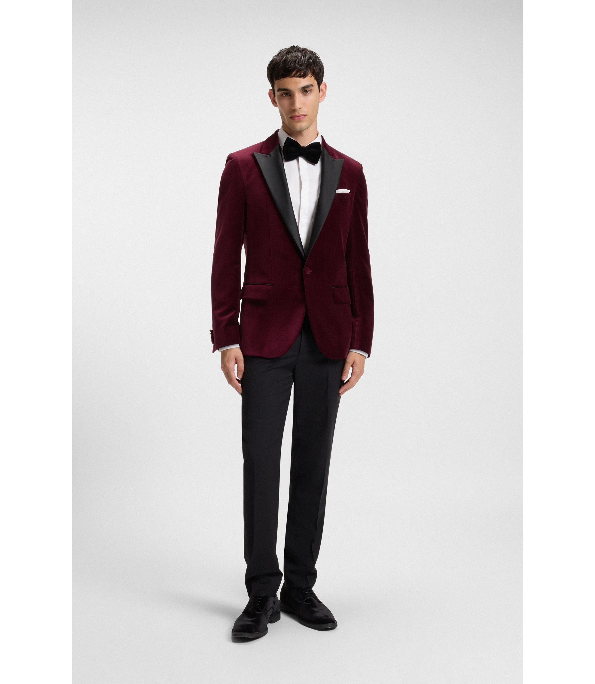 HUGO BOSSレッドMenセットアップ スーツ
