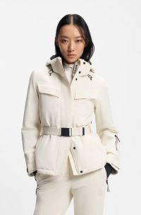 Waterafstotende ski-jas in een regular-fit model van BOSS, Wit