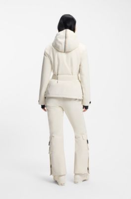 BOSS Ski water-repellent regular-fit jacket, White