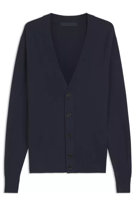 BOSS BY BECKHAM cardigan in 100% cashmere