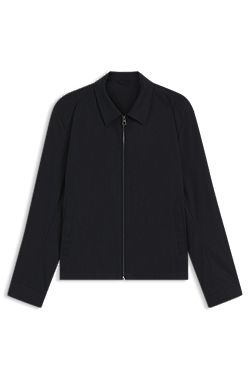 BOSS BY BECKHAM cotton-blend jacket with zipped closure