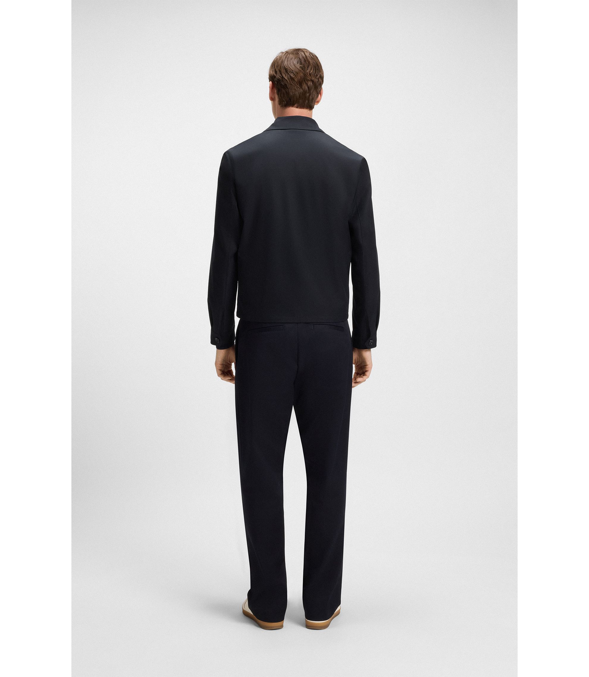 BOSS - BOSS BY BECKHAM cotton-blend jacket with zipped closure