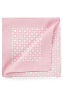 BOSS BY BECKHAM printed silk pocket square