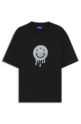 T-shirt en jersey de coton unisexe à imprimé graphique
