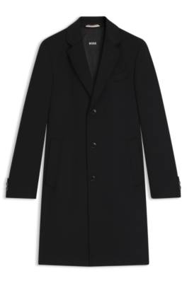 Slim-fit coat in wool and cashmere 1
