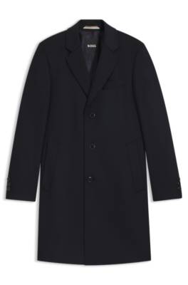 Slim-fit coat in wool and cashmere 1