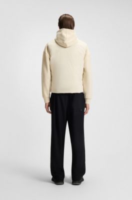 Water-repellent gilet with down filling, Natural