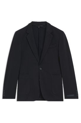BECKHAM x BOSS blazer in a melange cotton blend