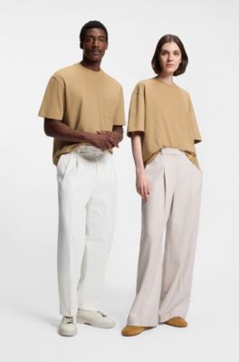 BOSS x Steiff all-gender T-shirt in cotton, Beige