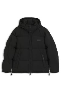 Water-repellent jacket with down filling, Black