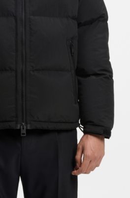 Water-repellent jacket with down filling, Black