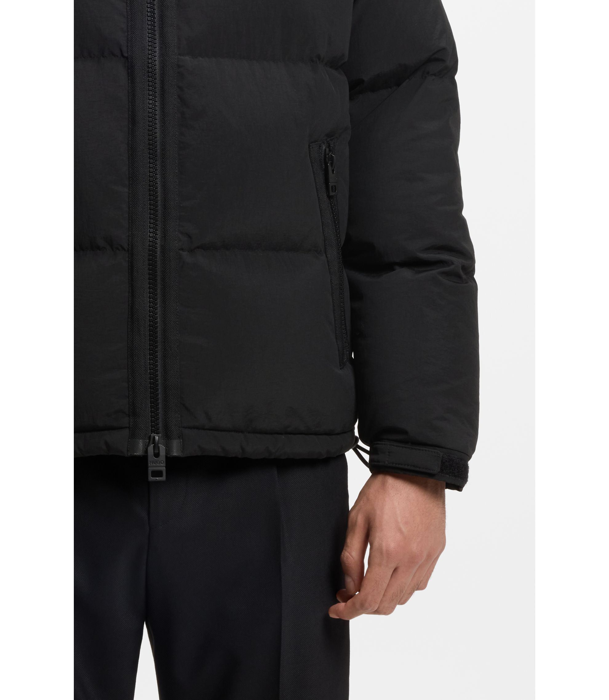 HUGO - はっ水ジャケット ダウンパディング - ブラック