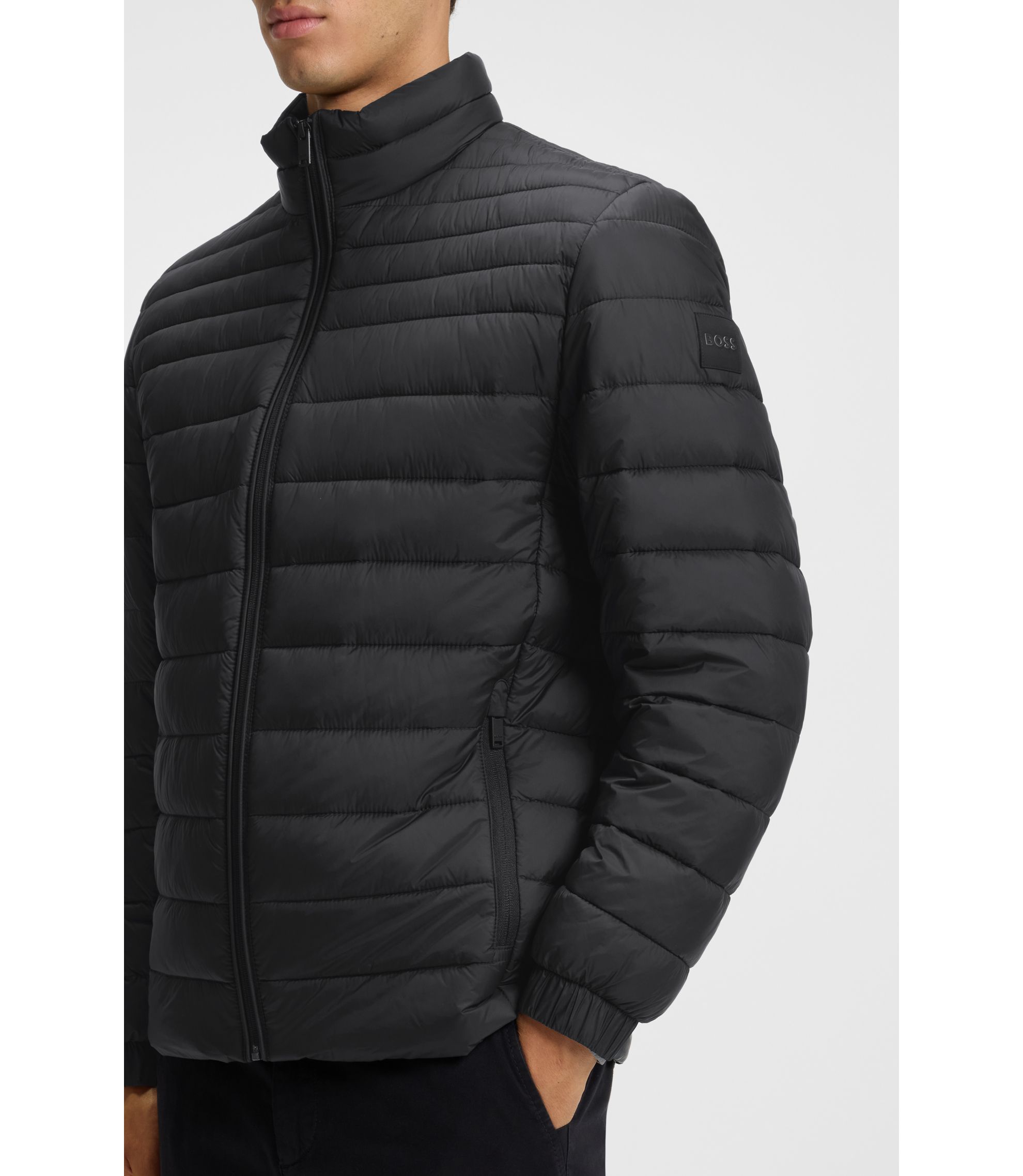 BOSS - パッカブル スリムフィットジャケット はっ水ミックス