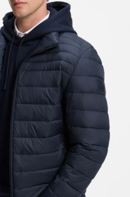 Slim-fit quilted jacket, Dark Blue