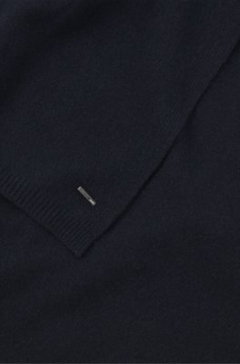 Boss Cashmere scarf with metallic logo trim halsdukar dam – bild 3