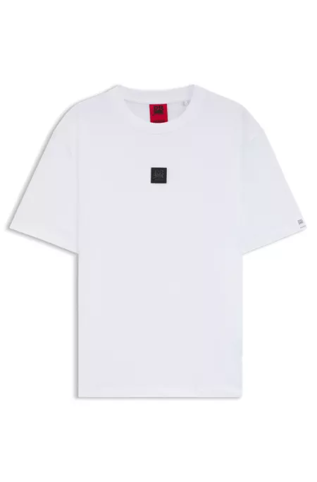 HUGO x RB T-shirt with bull-graphic logo patch